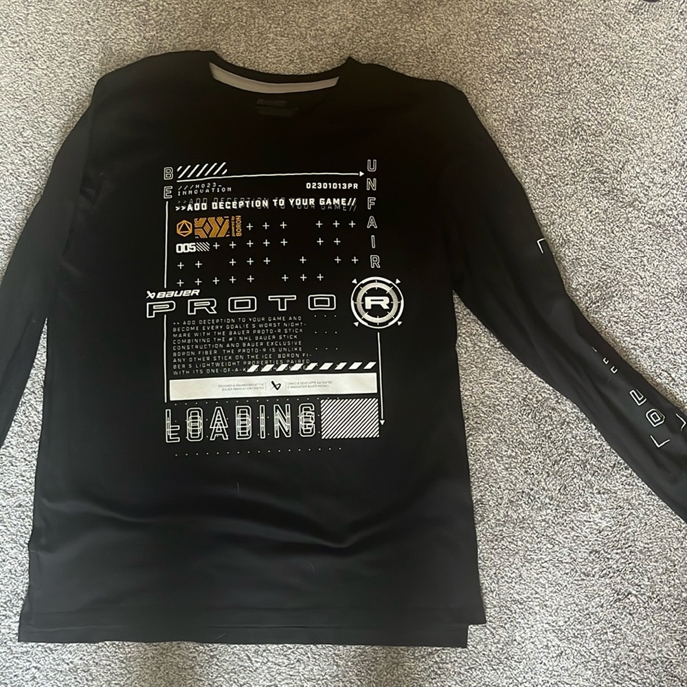Bauer Hockey Proto R Stick Promotional Long Sleeve Tee